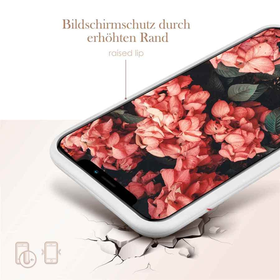 Coque iPhone 12 mini marbre pailleté Emotion par ONEFLOW