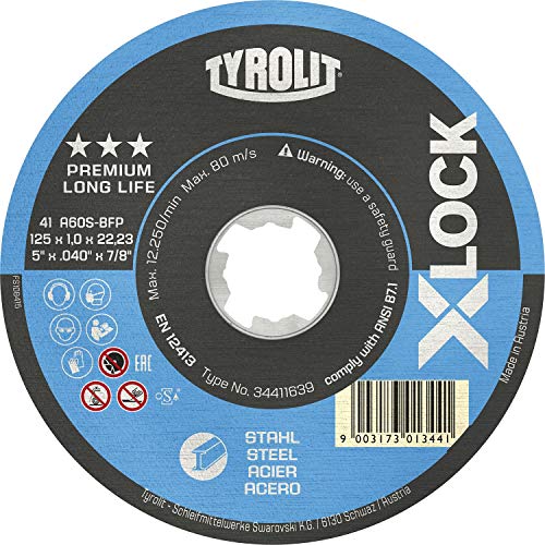 TYROLIT エックスロック切断砥石 プレミアムタイプ 34411640