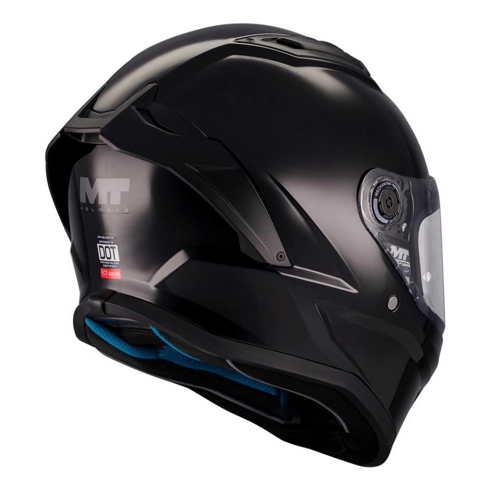 MT Helmets Stinger 2 – Casco Moto Integral Deportivo con Pantalla Antivaho Compatible con Pinlock, Visor Solar Full Vision, Interior Lavable y Calota HIRP | Homologado ECE 22.06 & DOT