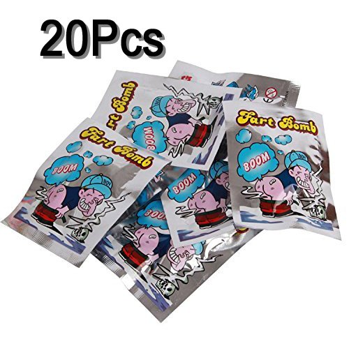 MS 10pcs de la novedad Fart Bomb Bolsas bombas de olor extraño olor mordazas Cámara oculta CJ507