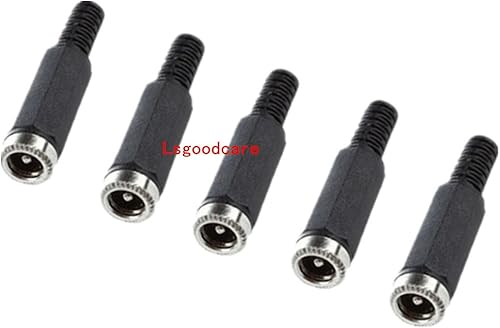 Miniatura 5 de Lsgoodcare 40 unids 5.5MM x 2.1MM macho hembra DC enchufe enchufe adaptador compatible para CCTVaudiovideo