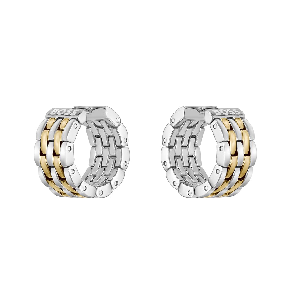 BOSS Jewelry Boucles d'Oreilles Hinge pour Femme Collection ISLA à Deux Coloris - 1580531