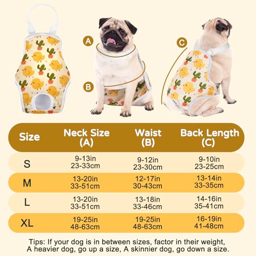 MICOOYO Dog Period Pants 3 Pack, Reusable Dog Nappies Female with Adjustable Suspender - Image 2