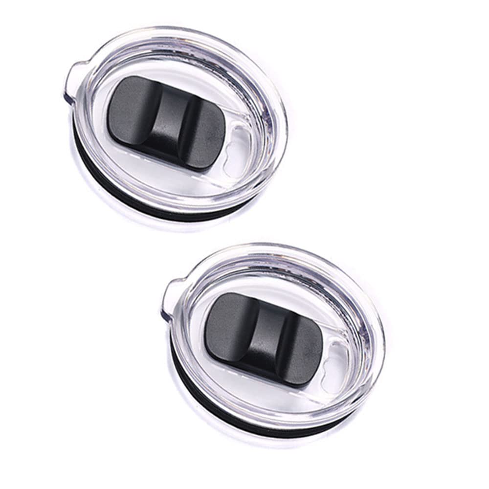 Photo 1 of 20/30 Oz Tumbler Lids - Fits For Yeti Rambler,Ozark Trail,Or Old Style Rtic Coffee Tumbler - Magnetic Slider Replacement Lid-Spill Proof Slider (20oz-2pcs)