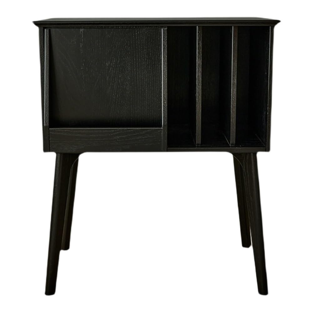 CHENGAIJIAN Cd Rack Solid wood bookcase bookshelf magazine cabinet modern simple storage rack record player living room side