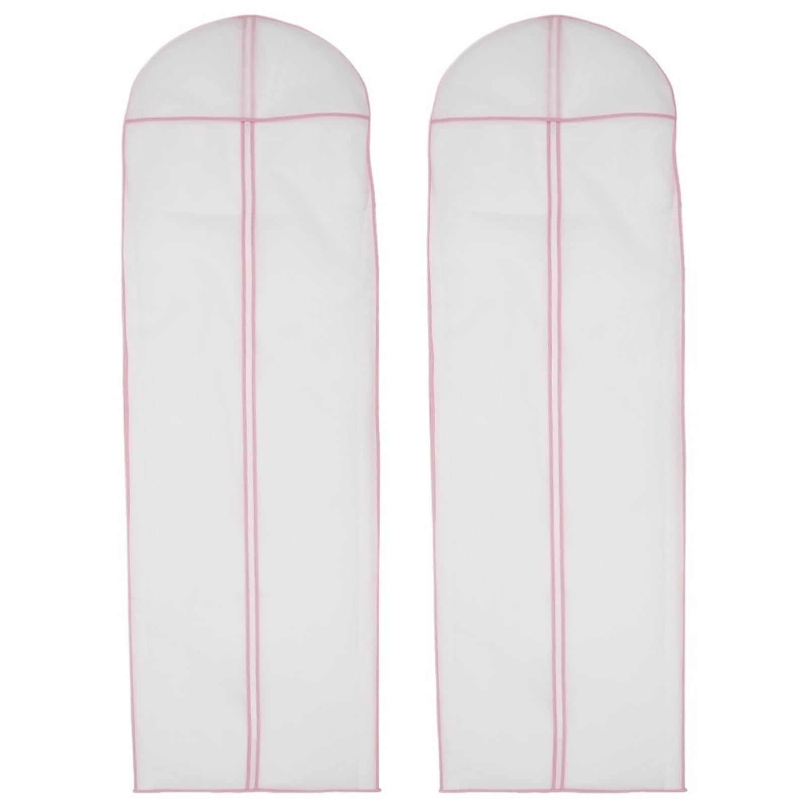 Copri abito da sposa 180 cm. Appeso for abiti, cappotto, borsa for riporre i vestiti per abiti da sposa(2Pcs)