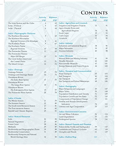 Oxford Map Activity Book For UPSC and Other Exams | Includes Practice Exercises based on questions of competitive exams