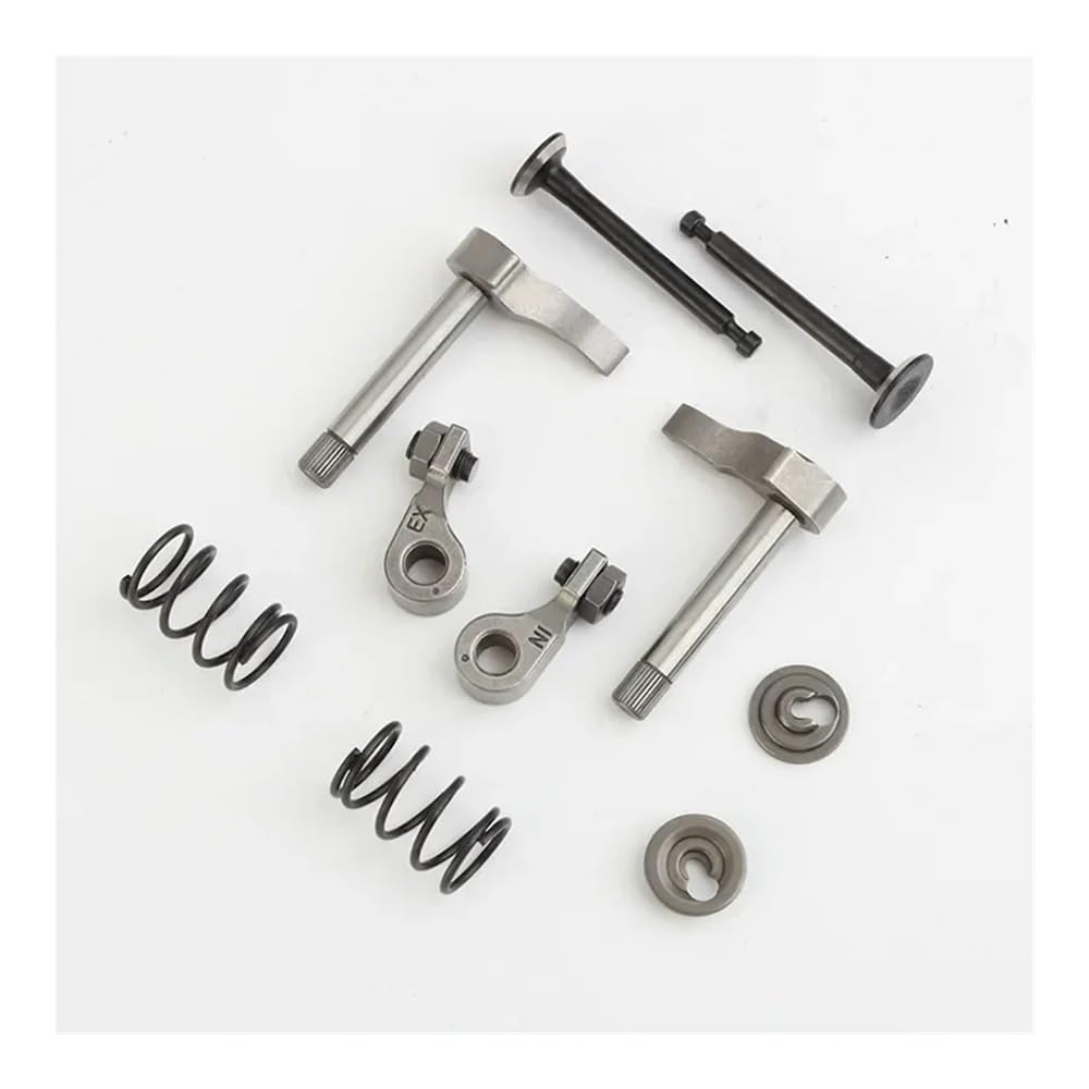 Parti di Ricambio compatibili per Motore Tosaerba GX35 GX35NT HHT35S 140 Set di bilancieri a Molla per valvola di Scarico di aspirazione