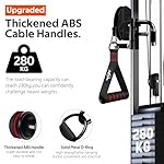 WALITO Exercise Handles, Replacement Cable Machine Attachments for Home Gym Equipment, Pulley System, Pilates, Resistance Bands, Strength Trainer, Heavy Duty Working Out Handles - Image 3