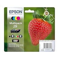 Epson Serie 29 Standard Fragole - Cartucce Claria Home per Stampante Inkjet, Multipack 4 Colori...