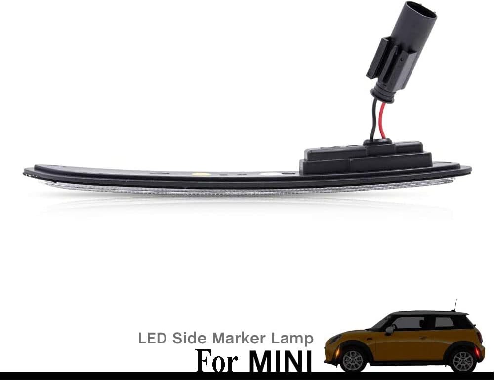 Led Fender Side Marker Light Replacement For 2014-2019 Mini Cooper F55 F56 F57 2pcs Front Amber Led Turn Signal Light +2pcs Rear Red Sidemarker Lamps 4pcs Clear Lens