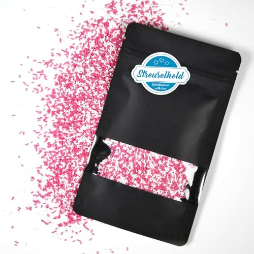 Streuselheld Jimmie's Pfefferminz Geschmack 40g Streusel zum Dekorieren und Verzieren von Gebäck aller Art wie Torten Kuchen Keksen Zuckerstreusel