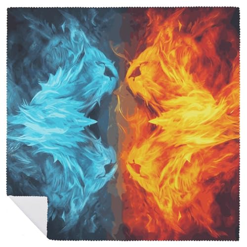 Servilletas de Tela Fire Vs Ice Art Pack 6 miniatura 6
