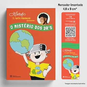 Capa do livro O Mistério Dos 3R's + Marcador Imantado