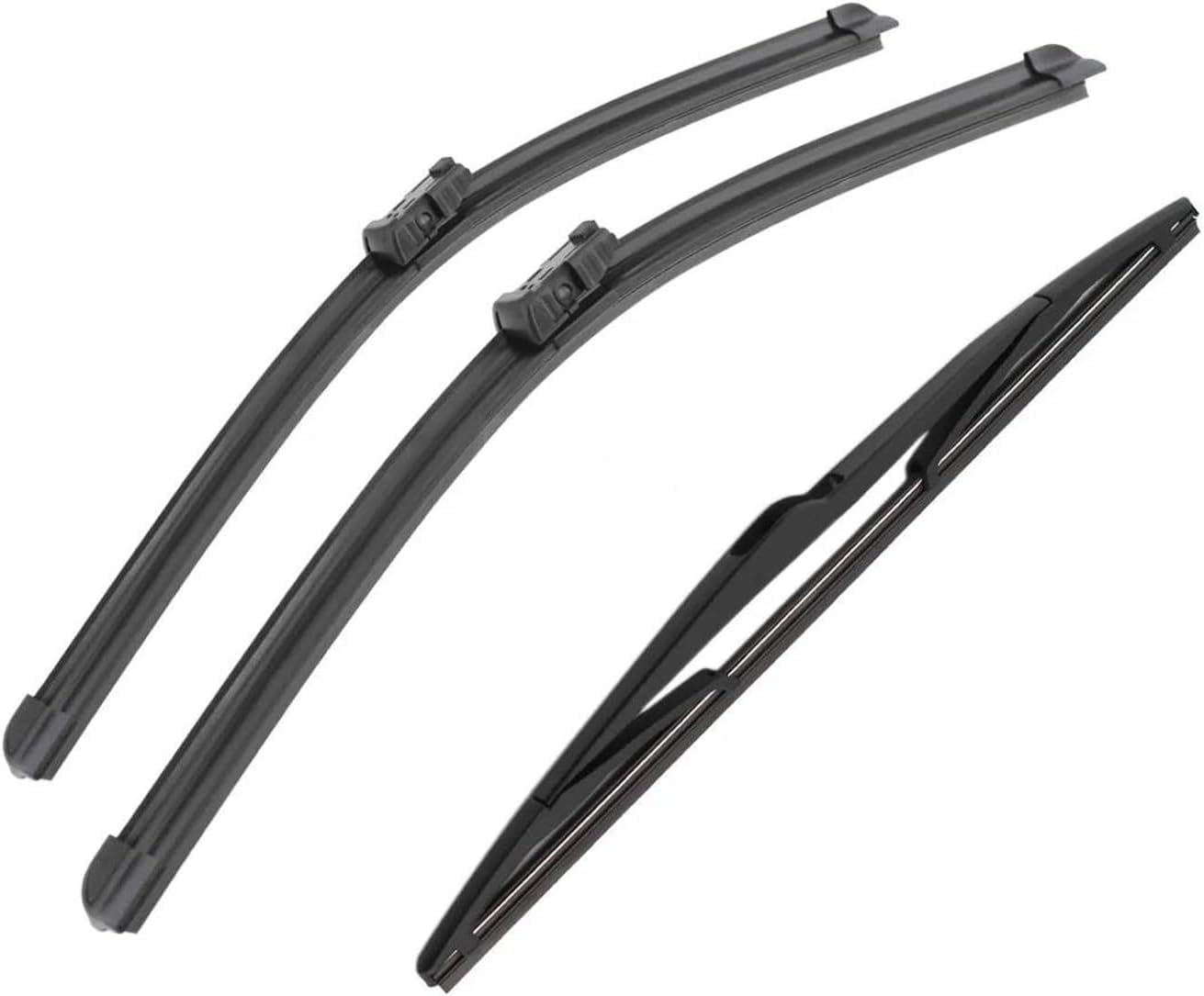 Acwyahso Wiper Blades Front Rear Set for MK3 2006-2014 30"+26"+14" - All-Weather Performance