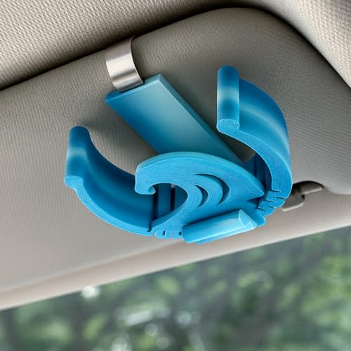 Image of Car Visor Clip Holder for ZYN，Suitable for cans of 2.75 inch*0.78 inch,Universal high-Temperature Resistant Sun Visor Accessories for Bag cansInterior Car Accessories for Organization(Wave)