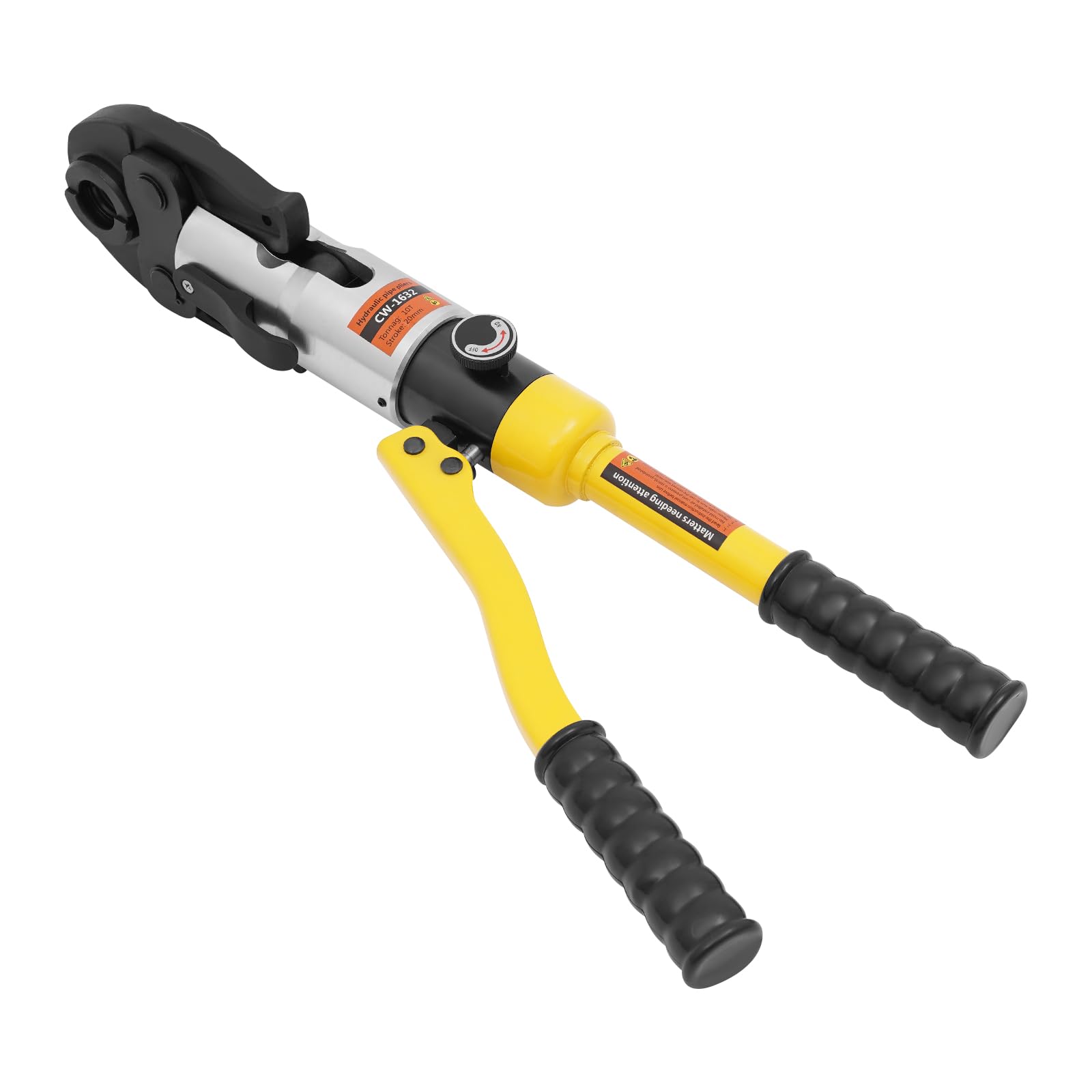 Pinza idraulica TH & M contorno M12/15/18/22/28+TH16/20/26/32 per tubi in alluminio, tubi in plastica, tubi PEX, tubi multistrato, estremità del cavo, connettori nudi e crimping esagonale