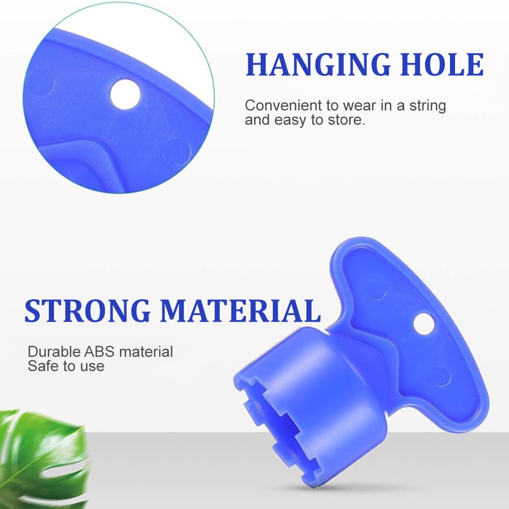 QISF Lot De 5 Clés D'aérateur De Robinet (M 16,5/18,5/21,5/22,5/24) Avec 1 Clé D'aérateur De Robinet Pour Aérateurs De Remplacement De Robinet D'économie D 'eau