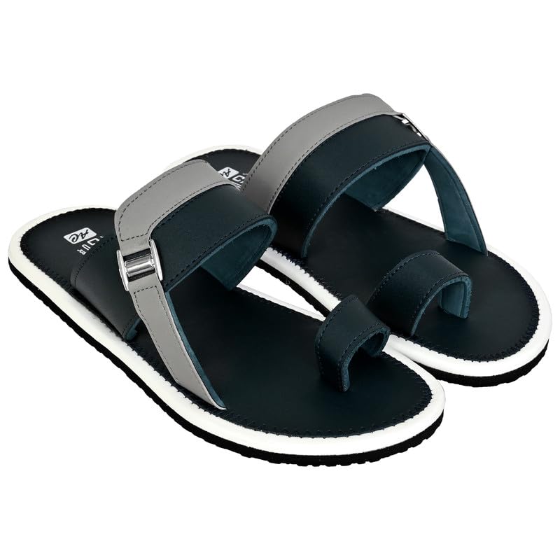 ALTEK Mens Rubber Eva Lining Rexine Bottom Anti Skid Fashionable Comfort Sole Casual Flip-Flop Slipper (Color:-Navy Blue, Size:-11) (B0DFWKR15C) Amazon Price History, Amazon Price Tracker