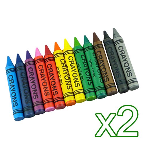 Preisvergleich Produktbild 12 Stück Jumbo Wachsmalstifte