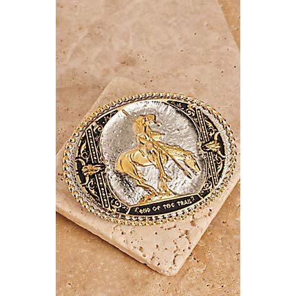Montana Silversmiths 60972P Men'S End Of The Trail Belt Buckle Silver One Size thumb #1