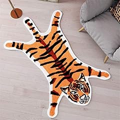 Orange Tiger Print - 2.6x1.8ft