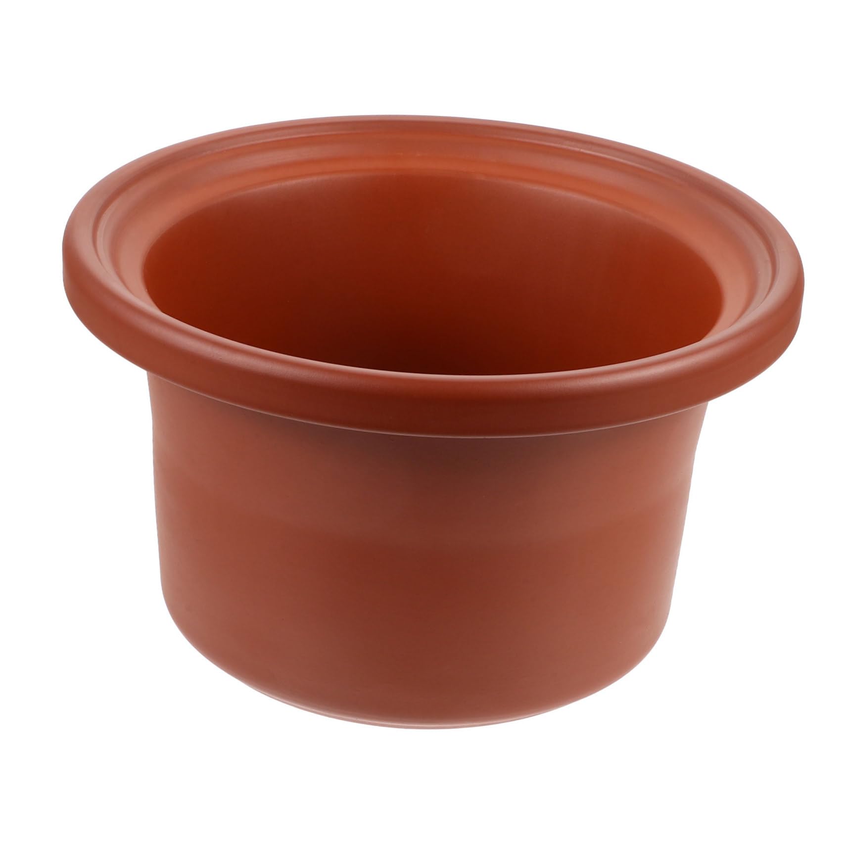 Cabilock Slow Cooker Ceramic Insert Liner for Versatile Cooking for Soup Porridge and Meat Stews High-temperature Resistant Reusable Stock Pot Accessory