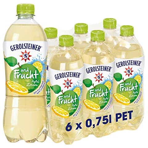 Gerolsteiner und Frucht Apfel Zitrone, EINWEG (6 x 0,75 l) Cover