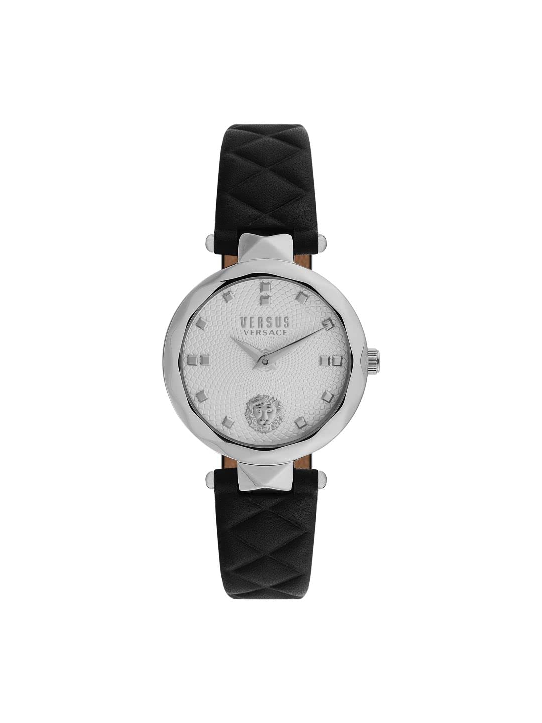 Versace Versus VSPHK0120 Covent Garden Petite Analogue Quartz Watch for Women, 32 mm Case Size, Black/Silver