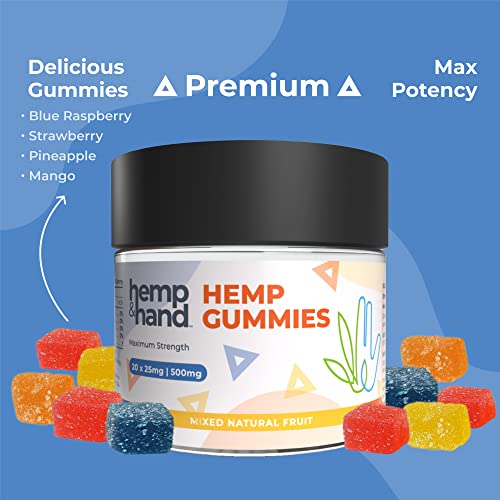 Hemp & Hand Max Strength Hemp Gummies