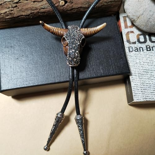Image of Animal & Plant Bola Tie Bolo Tie Wedding Necklace for Men Women Groomsmen Western Cowboy Necktie