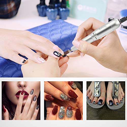 Elektrische Maniküre Set Nagelfräser Maniküreset Wolady USB Elektrische Nagelfeile Pediküre-Set Polierwerkzeuge mit 11… – Bild 7