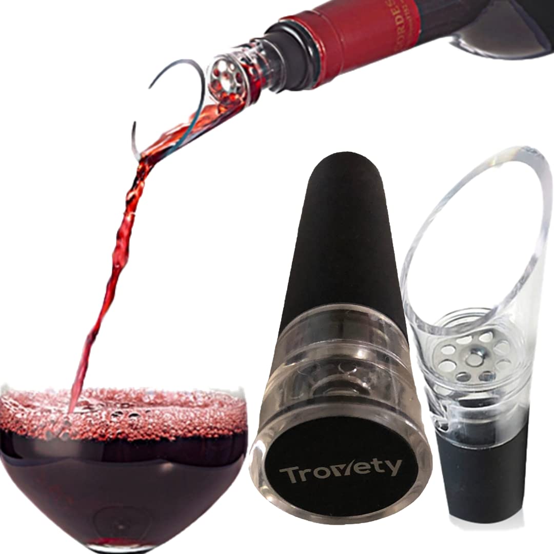 Buy Trovety Wine Aerator Pourer and Wine Saver Pump 2in1 Diffuser