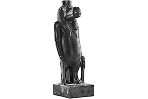 EGYPTUS Vintage Boho Taweret Hippo Figurine: An Exquisite Home Decor Accent