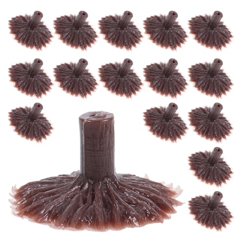 PLAFOPE 50pcs Miniature Tree Stands for Model Railroad DIY Scenery Artificial Plant Holder Feet...