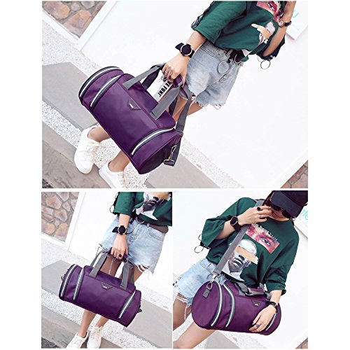 Gym Bag with Shoe Compartment Waterproof Lightweight Sports Outdoor Travel - Image 4