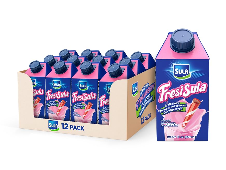 Malteada FresiSula (fresa), 16 onzas líquidas (paquete de 12)