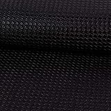 Tissu d'ameublement matelassé Rectangle Noir Blanc Largeur 1,35 m