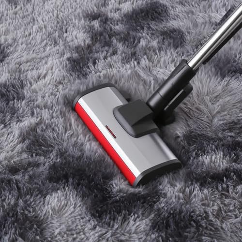 Tapis moelleux 120x380 grand tapis doux de chambre lavable moderne