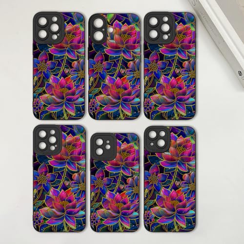 Coque iPhone 13 Pro anti-chute protégeant la caméra motif fleur - 6
