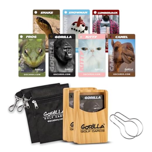 Gorilla Golf Cards 2 Pack for Betting Fun