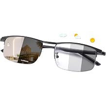 Progressive Photochromic Multifocus Reading Glasses UV Sun Readers Blue Light Blocker Transition Eyewear for Men Women