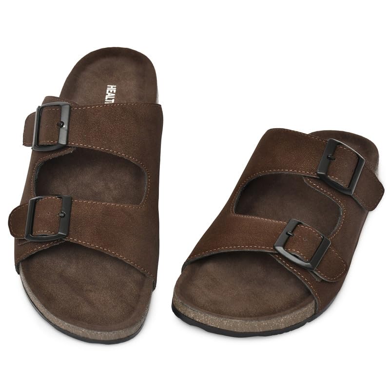 Image of HEALTH FIT Comfortable & LightWeight | Fashionable & Everyday Stylish & Durable Design Slip-on Style Flip Flops for Gents 3075