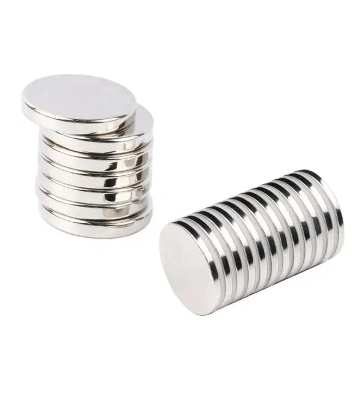 SNOOGG 12 x 2 mm Neodymium N35 disc Rare Earth Magnets for Whiteboard Fridge, Crafts, DIY, Science, Craft, Office, Students, Projects, Pack 20 Pc (Use for 14 year age and above only)