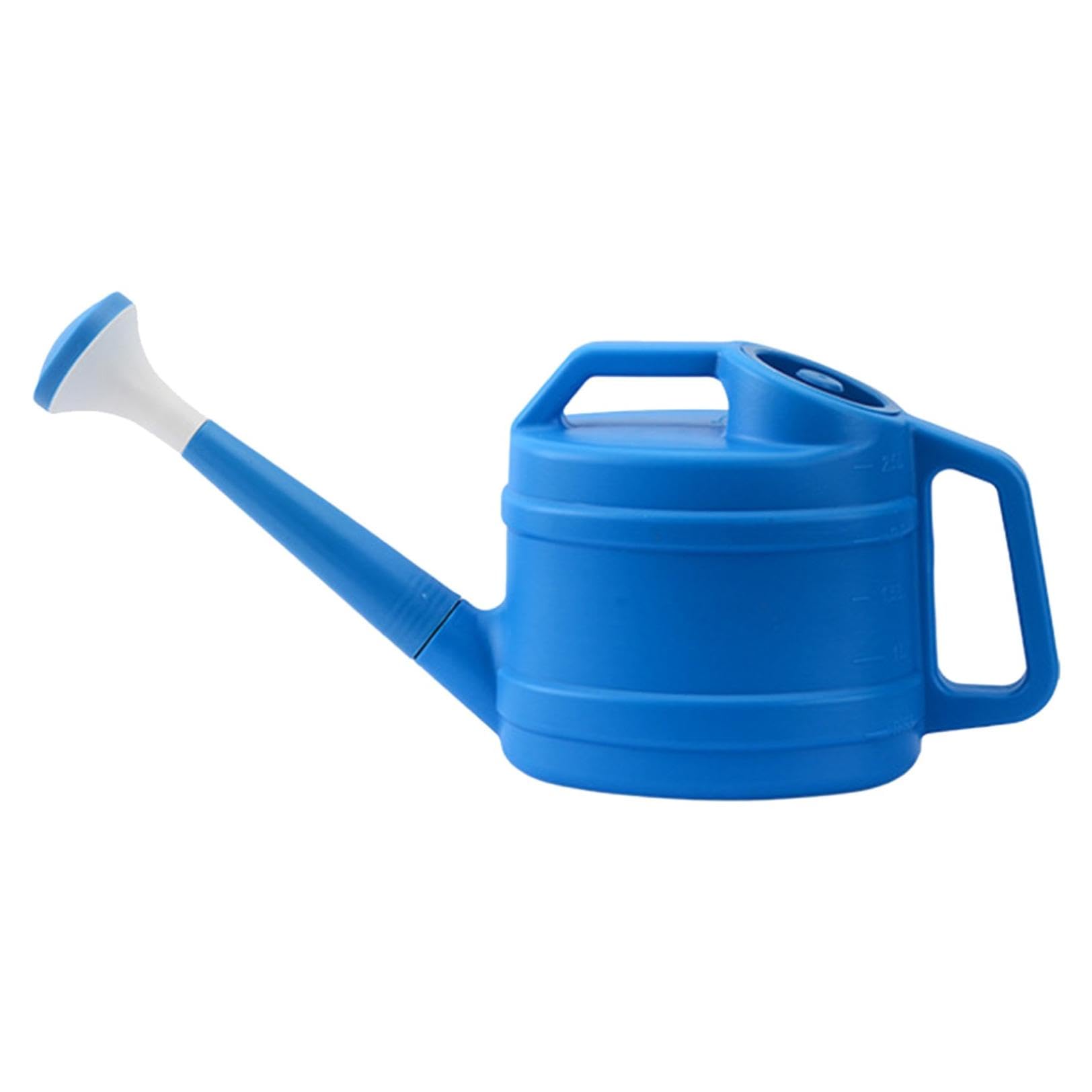 3.5L Small Watering Can, Durable Plastic Watering Can for Indoor & Outdoor Plants, Easy Pour Garden Jug with Sprinkler Rose, Ideal for Flowers, Houseplants & Gardening (BU-2.5L)