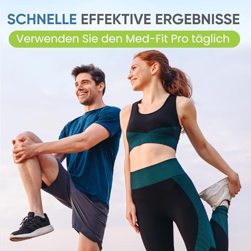 Med-Fit Pro Duo-Sonic Physiotherapiegerät mit gepulster und kontinuierlicher Leistung zur Linderung von Muskelschmerzen bei akuten und chronischen Erkrankungen. Ideal für alle Gelenkschmerzen.