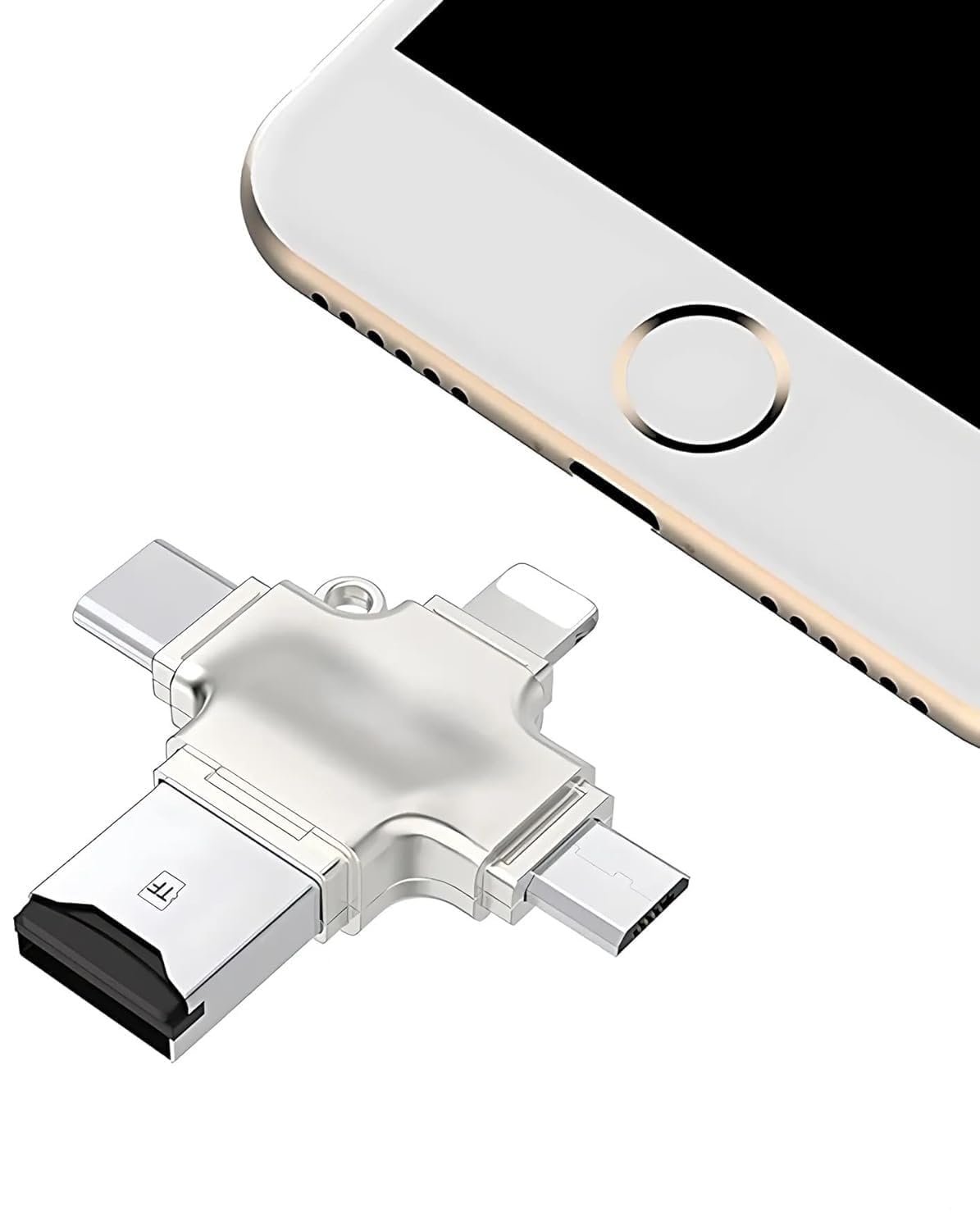 Wefly USB Stick 32 GB - 4 in 1 Mini Memory Stick Portable USB Stick Metal USB Flash Drive 32 GB External Memory for Smartphone OTG Android PC Tablet (B0CXY8W9ZK) Amazon Price History, Amazon Price Tracker