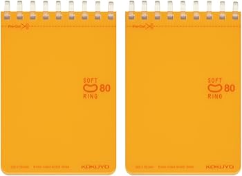 Amazon.co.jp: コクヨ メモ帳 ソフトリング ドット入りB罫 A7 80枚 2冊