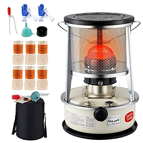 Yclty Kerosene Stove Heater, 3000W Paraffin Heater Indoor for Camping Oil Paraffin Heaters,camping Gas Stove for Indoor Outdoor Patio (Size : 6L)