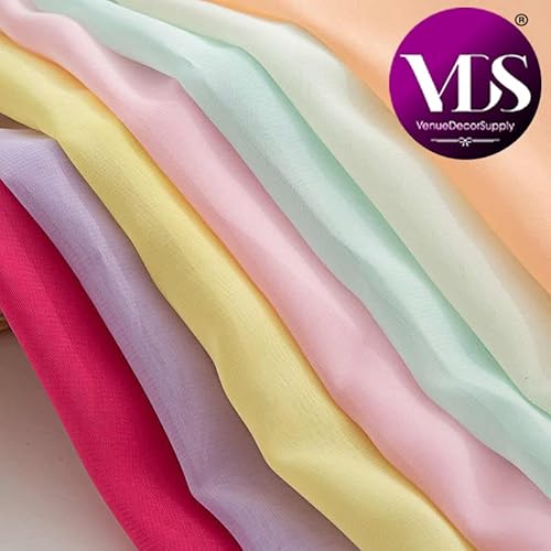 Luxurious Olive Chiffon Fabric - 5 Yards Continuous, 44” Wide - Soft Sheer Material for Wedding Decor, DIY Crafts, and Elegant Draping 6 Luxurious Olive Chiffon Fabric - 5 Yards Continuous, 44” Wide - Soft Sheer Material for Wedding Decor, DIY Crafts, and Elegant Draping - Image 5